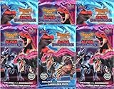 SIX Dinosaur King ALPHA DINOSAURS ATTACK Booster Packs Containing 5 Cards Per Pack (30 Total Cards)