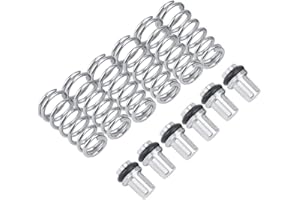 Poppet Valve, 6set Keg Poppet Universal Poppet Valve Poppet Valve Keg for Homebrewing Ball Lock Poppet Valve Lock Keg Posts S