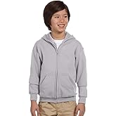Gildan mens Full Zip Hooded Sweatshirt