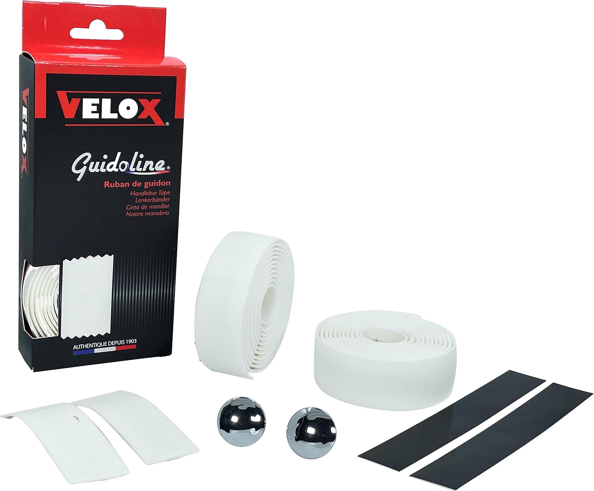 Velox Guidoline Maxi Cork Handlebar Tape, White