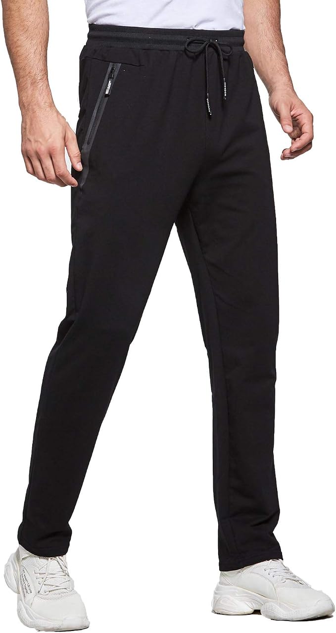 Men's Slim Fit Fleece Jogger Sweatpants With Cargo Pockets – Thermal Activewear