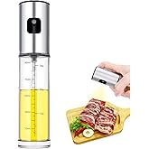 NIKKIER Oil Sprayer for Cooking,100ml Olive Oil Spritzer,Oil Sprayer for Air Fryer, Salad,BBQ,Roasting