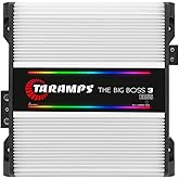 Taramps The Big Boss 3 Bass Amplifier 0.5 to 2 Ohms 3000 Watts RMS 108 RGB Effects, Multi Impedance, 1 Channel Class D, Monoblock, Smart 3k, Car Audio