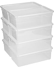 Amazon.es: Cubos de almacenaje con tapa: Hogar y cocina