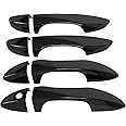 OCPTY 4PCS Door Handle Covers for 2014-2019 for Toyota Corolla Exterior Driver Side & Passenger Side Car Door Handle Covers Trim Kit Black