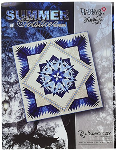 Quiltworx - Judy Niemeyer Quilting JNQ00254P1 Summer Solstice Queen Pattern, None