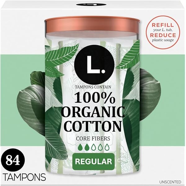 Amazon.com: L. Cotton Tampons Light/Regular Absorbency Multipack