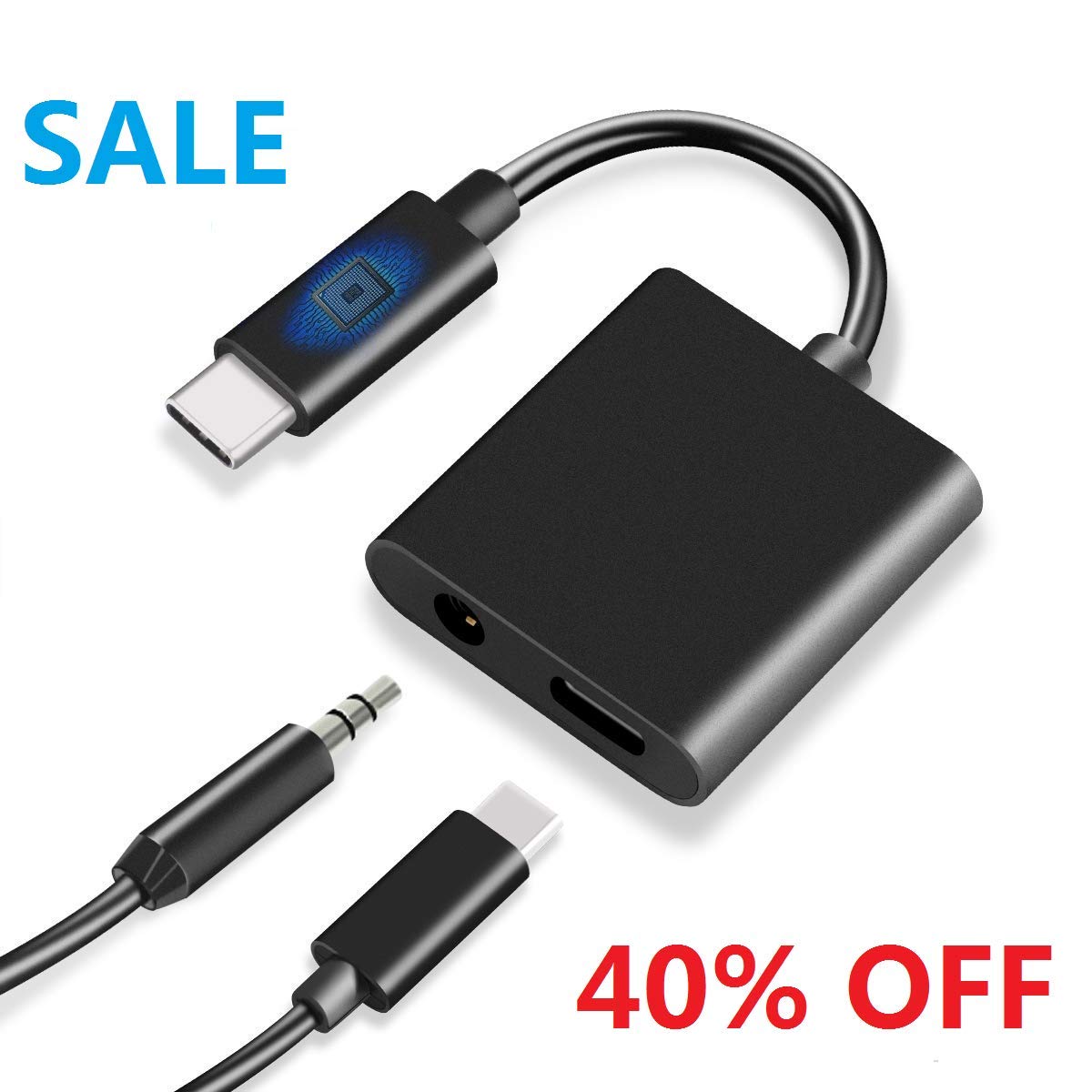 Conversor de USB C a jack