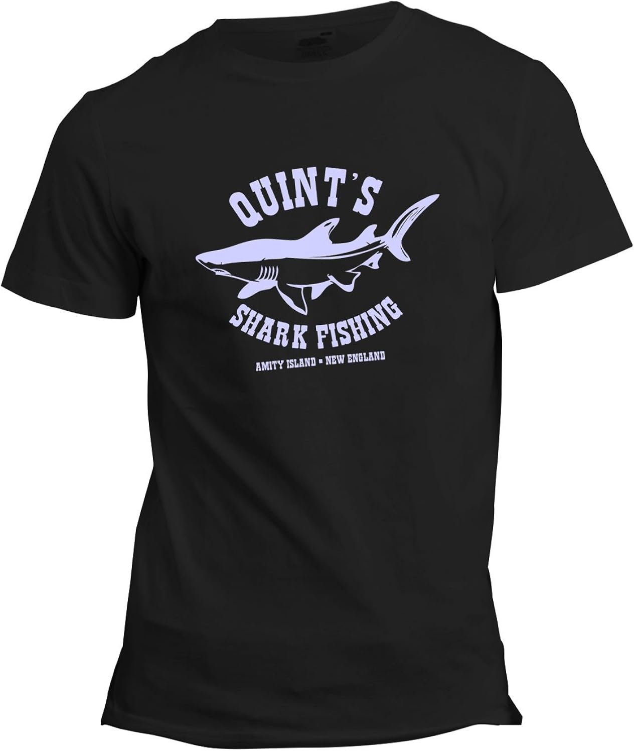 Jaws Quint TShirt (XXL) Black Amazon.co.uk Clothing