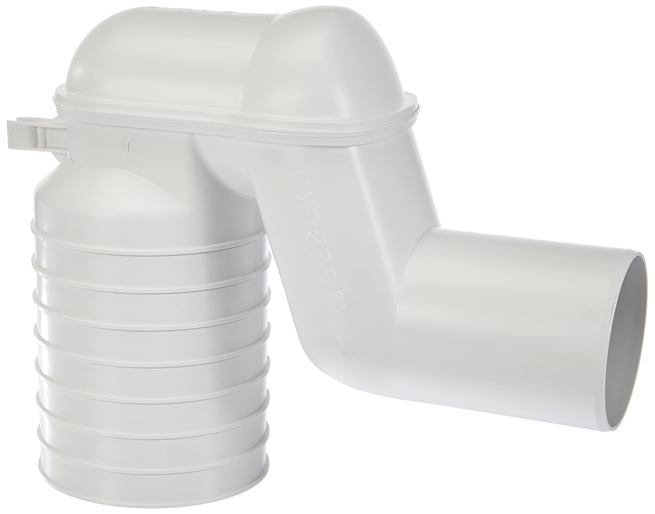 Geberit – Set of Drain Elbow in P Geberit for Toilet Floor: Alpine White (131.081.11.1)