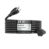 PLUGTUL Outdoor Extension Cord 25 FT