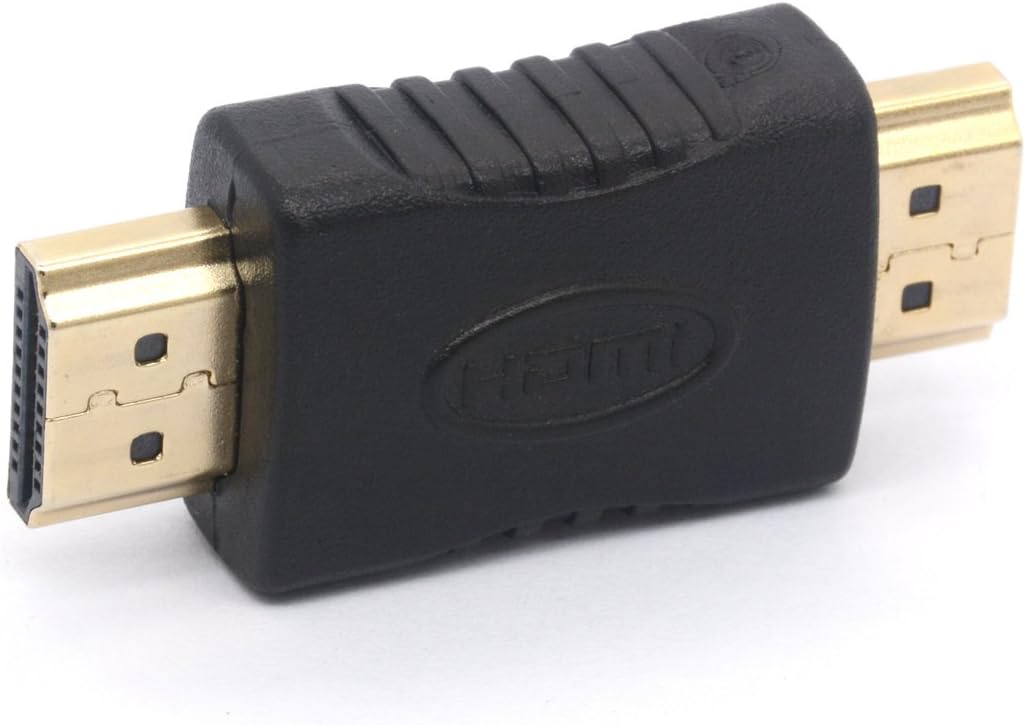 HTGuoji HDMI Coupler, HDMI Male to HDMI Male Straight In-line Coupler Adapter 19 Pin HDMI Connector for HDMI (2-Pack) - Image 4