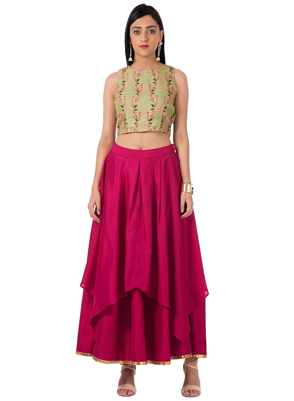 indya women's skirt bottom