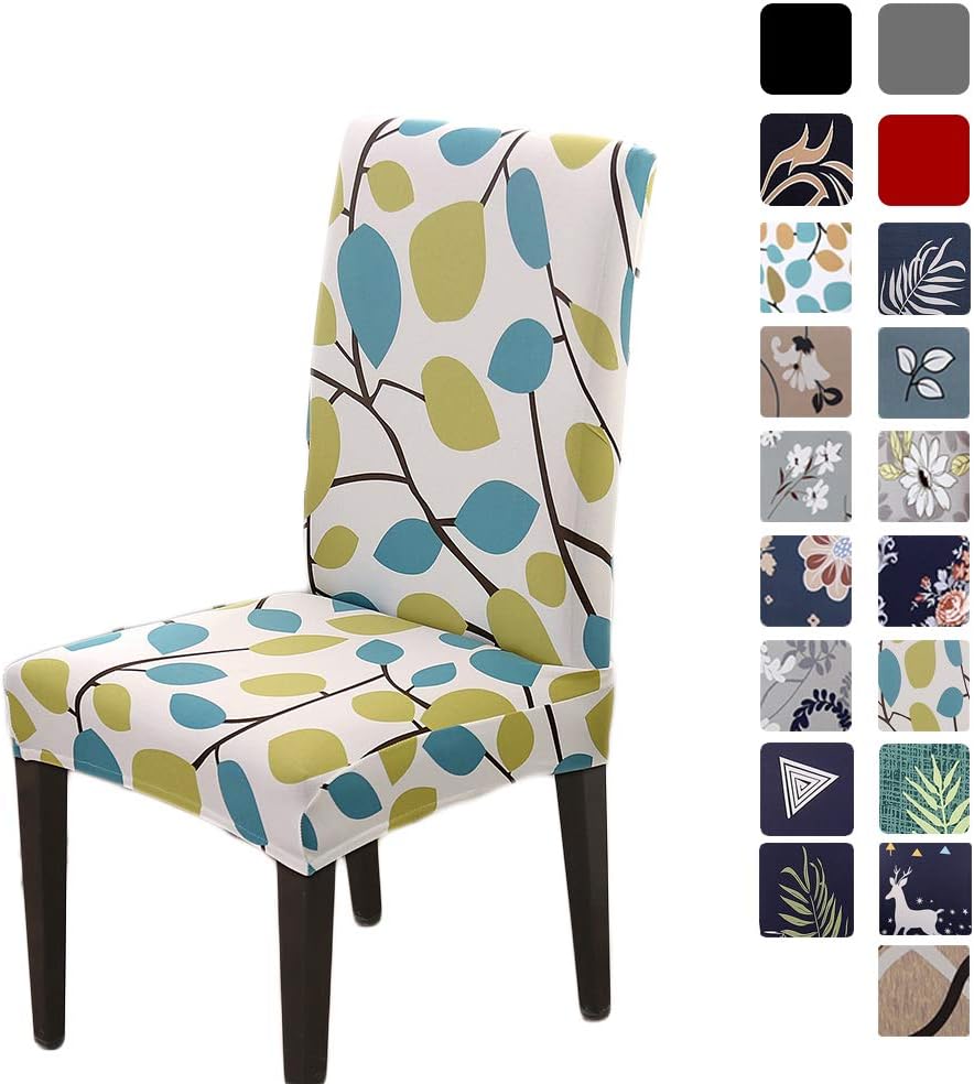 HZDHCLH Chair Covers Slipcover Chair Cover Washable Softness for 4/6 PCs Elastic Installation Chair Protector