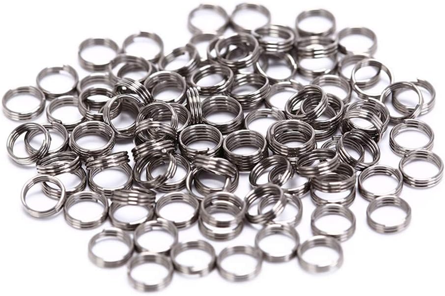 EORTA 100 Pieces Stainless Steel Dart Shaft Rings ORing Spring Ring