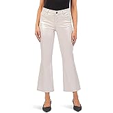 KUT from The Kloth Womens Kelsey High Rise Fab Ab Ankle Flare with Wide Hem