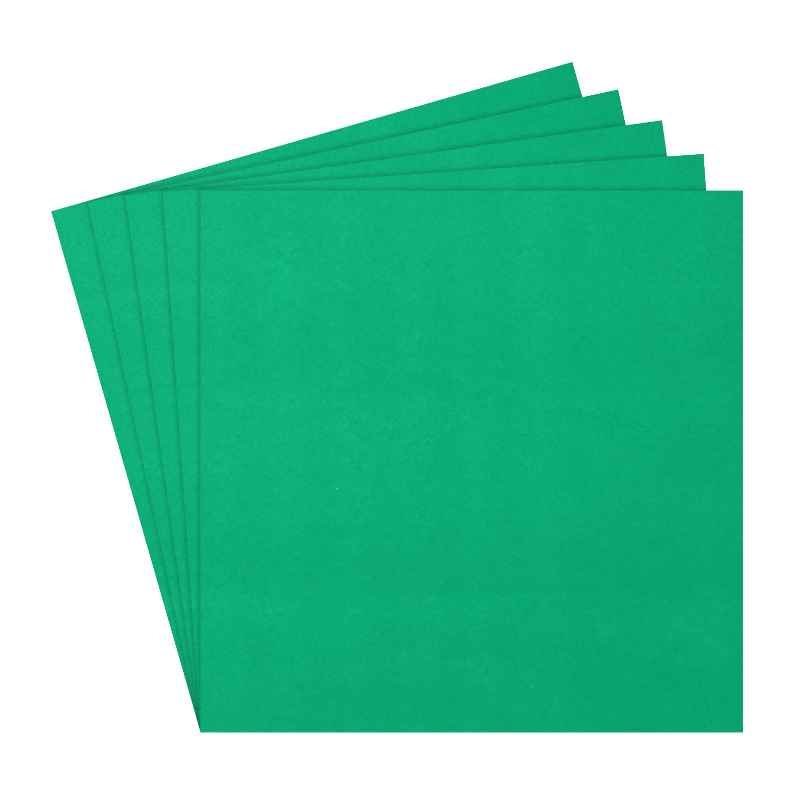 Rebower 5Pcs Foam Sheets Crafts Foam Arts Paper 20 x 20 x 1/32 Inch [for Crafts Project, Scrapbooking, DIY, Party Handicraft, Costumes]-50cm x 50cm x 1mm / Emerald Green
