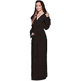 Arus Women's Princess Robe Ankle Long Hooded Lightweight Turkish Cotton Bathrobe