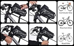 WOLFILIST Bike Bag - Waterproof Bike Frame Bag with