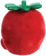 Aurora Palm Pals Juicy Strawberry 5in Soft Toy Red Green Plush view 4