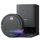 Yeedi M14 Plus Robot Vacuum and Mop, 18,000Pa Suction, OZMO Roller Instant Self-Washing Mopping, 167℉ Smart Dynamic Hot Wash & Auto-Dry, ZeroTangle 3.0 Anti-Hair Brush, All-in-One Omni Station, Black