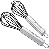 Farberware Professional Silicone Mini Whisks (Set of 2), Black