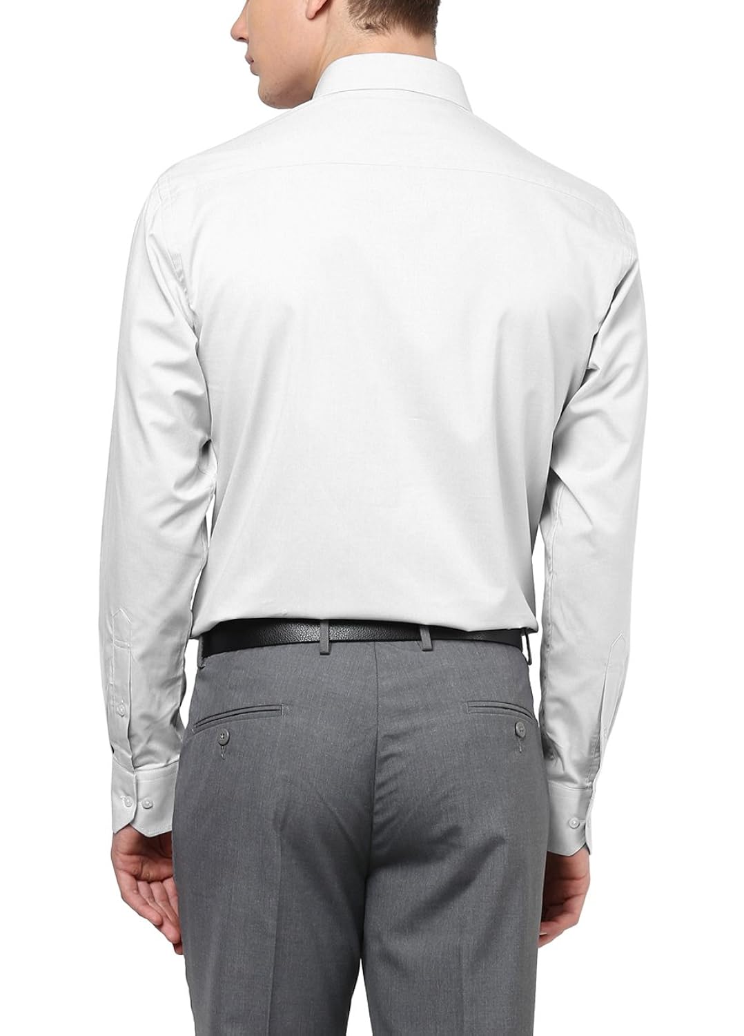 american crew men's full sleeve solid shirt with pocket (grey)