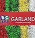 Blue Green Novelty Green Foil Tinsel Christmas Garland 708