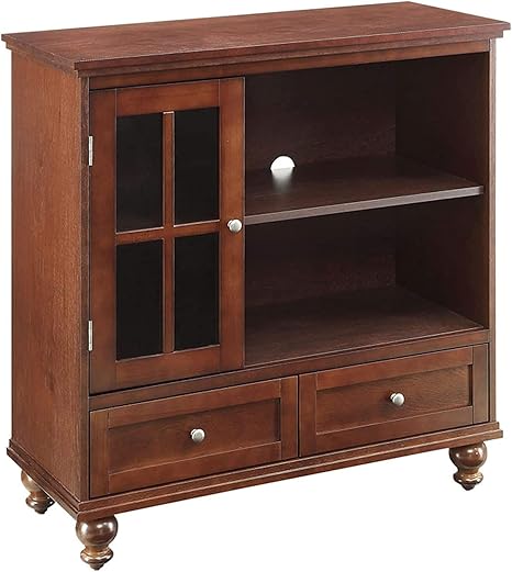 Amazon Com Convenience Concepts Tahoe Highboy Tv Stand Espresso Furniture Decor