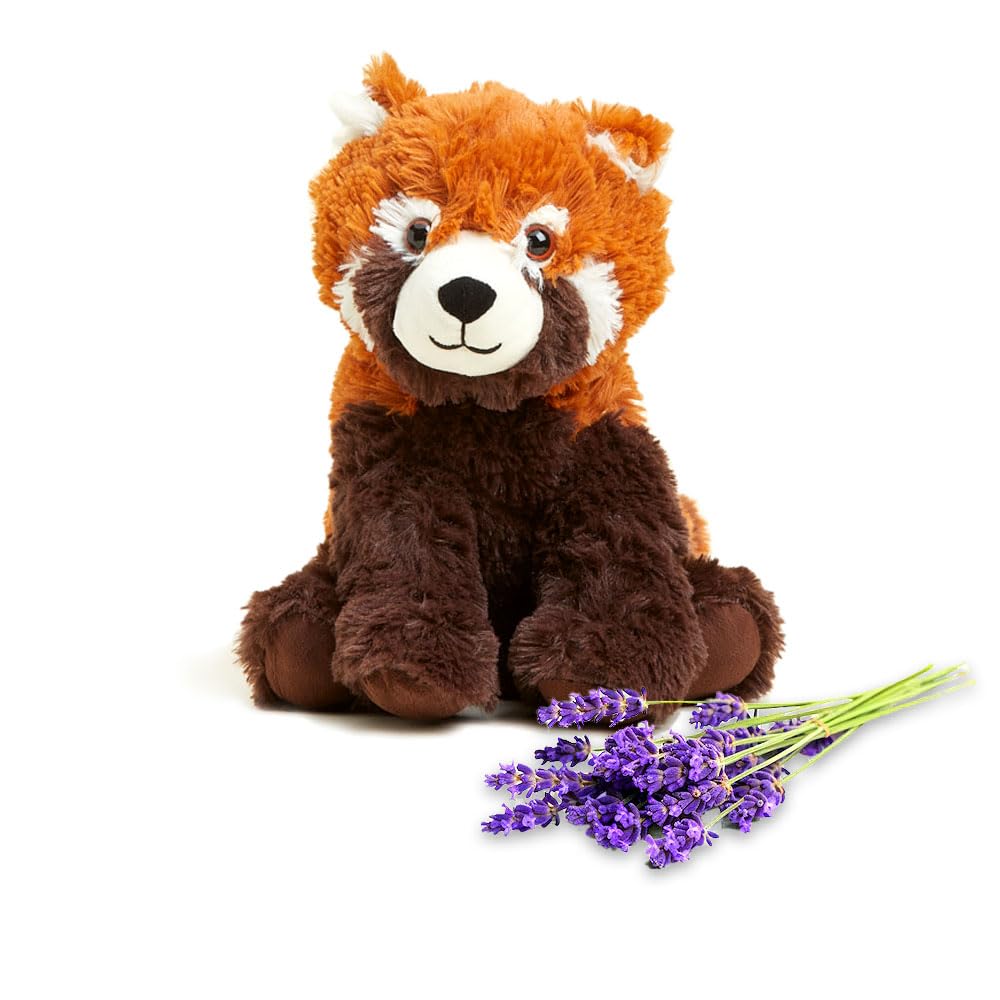 Photo 1 of Warmies Microwavable & Weighted Stuffed Animals, Red Panda - Heated Stuffed Animal Plushie for Warmth & Comfort - Cute Soft Plush Toys for Adults & Children (Boys, Girls, Babies & Toddlers)