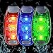 6-Pack LED Safety Light Strobe Lights for Daytime Running Walking Bicycle Bike Kids Child Woman Dog Pet Runner Best Flashing Warning Clip on Small Reflective Set Flash Walk Night High Visibility