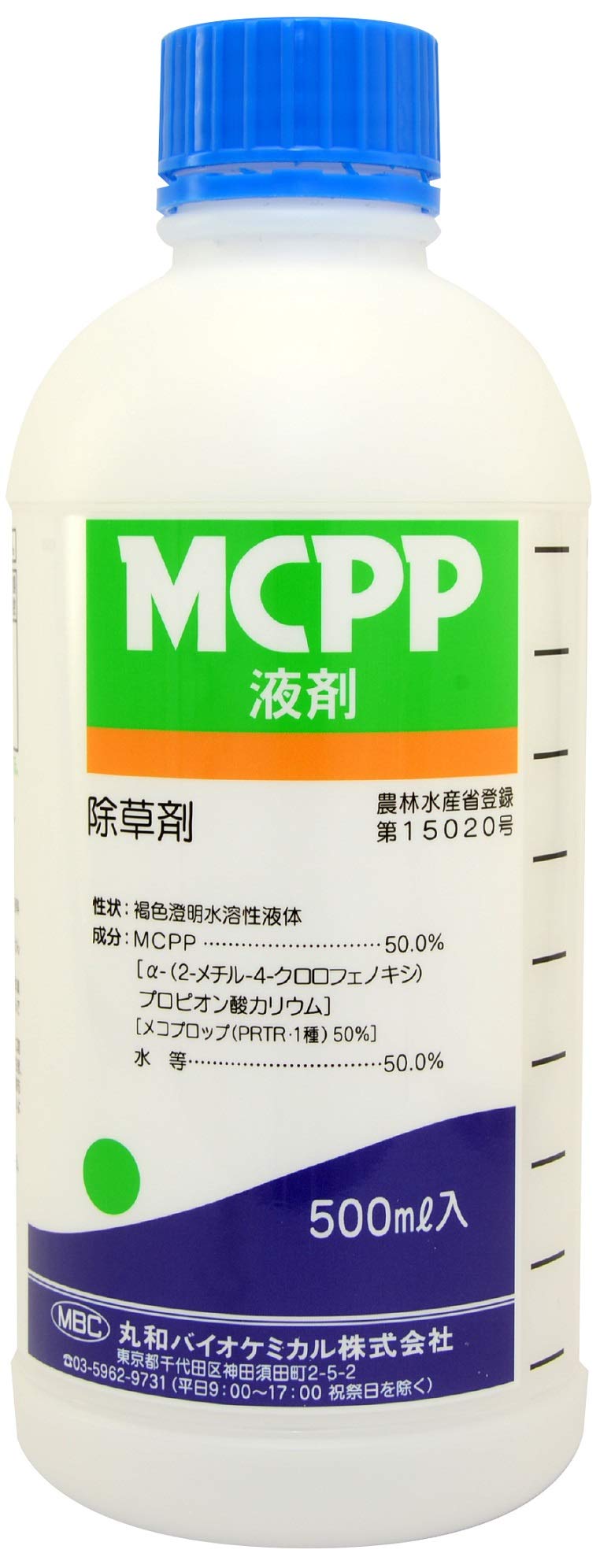 丸和ケミカル 丸和バイオケミカル 芝生用除草剤 MCPP液剤 500ml商品画像