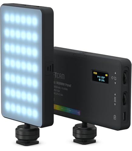 ShiftCam ProLED Bi-Colour Light Panel Black Best Buy Canada