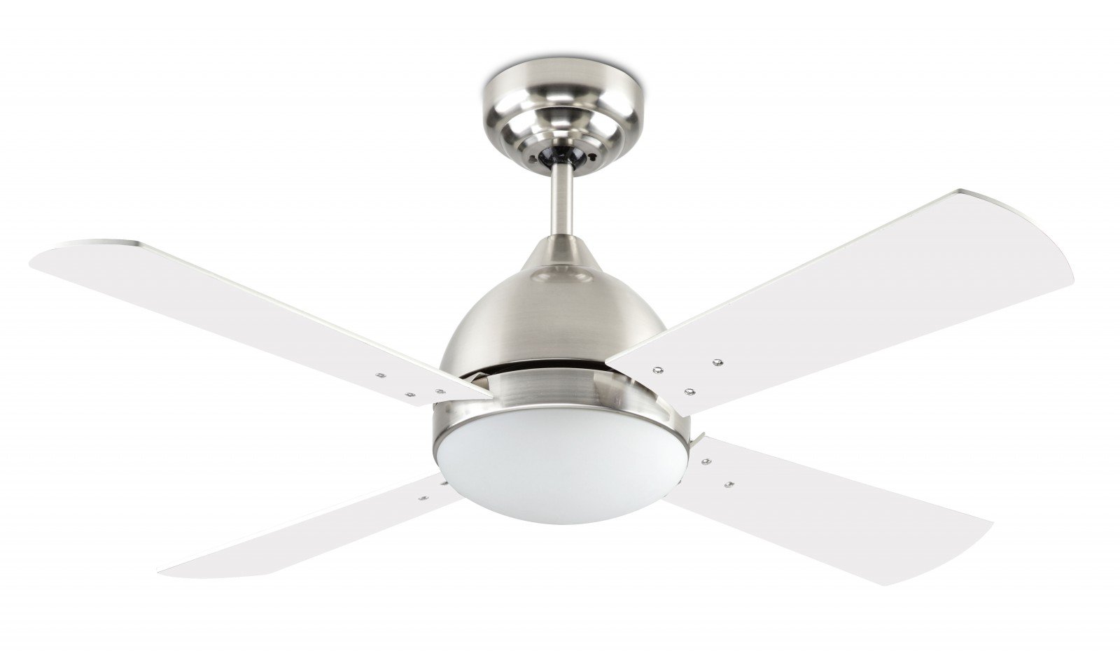 Leds-C4 Borneo – Hanging Ceiling Fan and lamp – Borneo E27 2x13/60 W Nickel