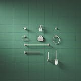 GROHE Start QuickFix Towel Ring Stainless Steel Look 200 mm 41174DC0 view 8
