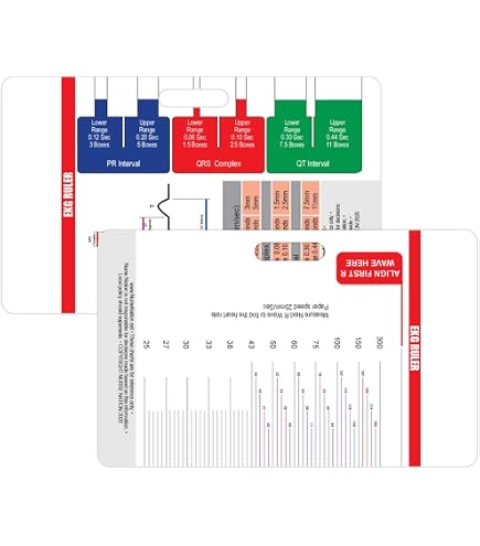 Vertical Badge Reference Card For Healthcare STEMI 12 Lead Reference ...