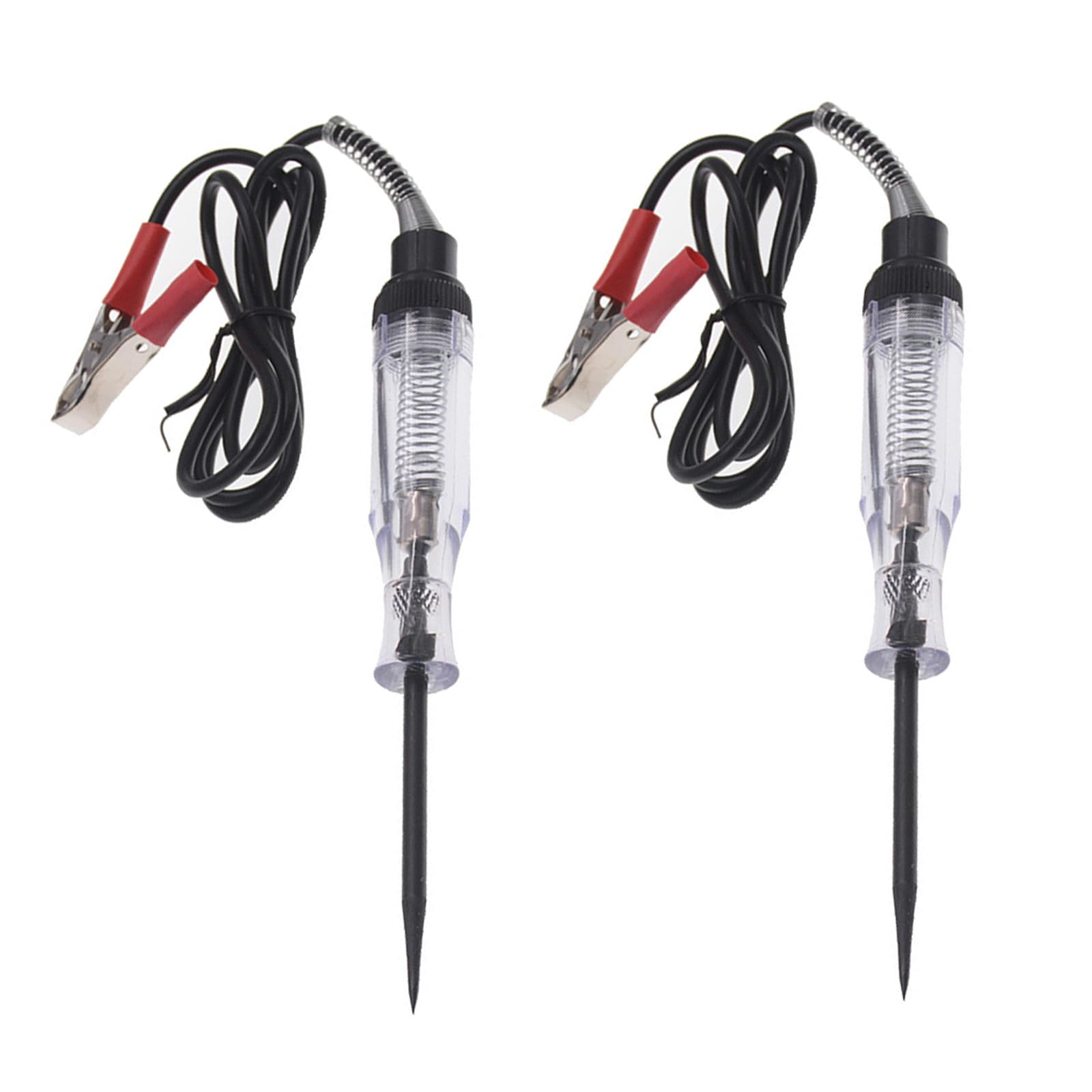 DALAETUS 2 Pcs Automotive Circuit Tester Set, DC 6V/12V/24V Circuit Tester, Auto Test Light, Car Truck Voltage Fuse Tester, Electrical Tester for Low Voltage Systems, Switch, Fuse, Wires
