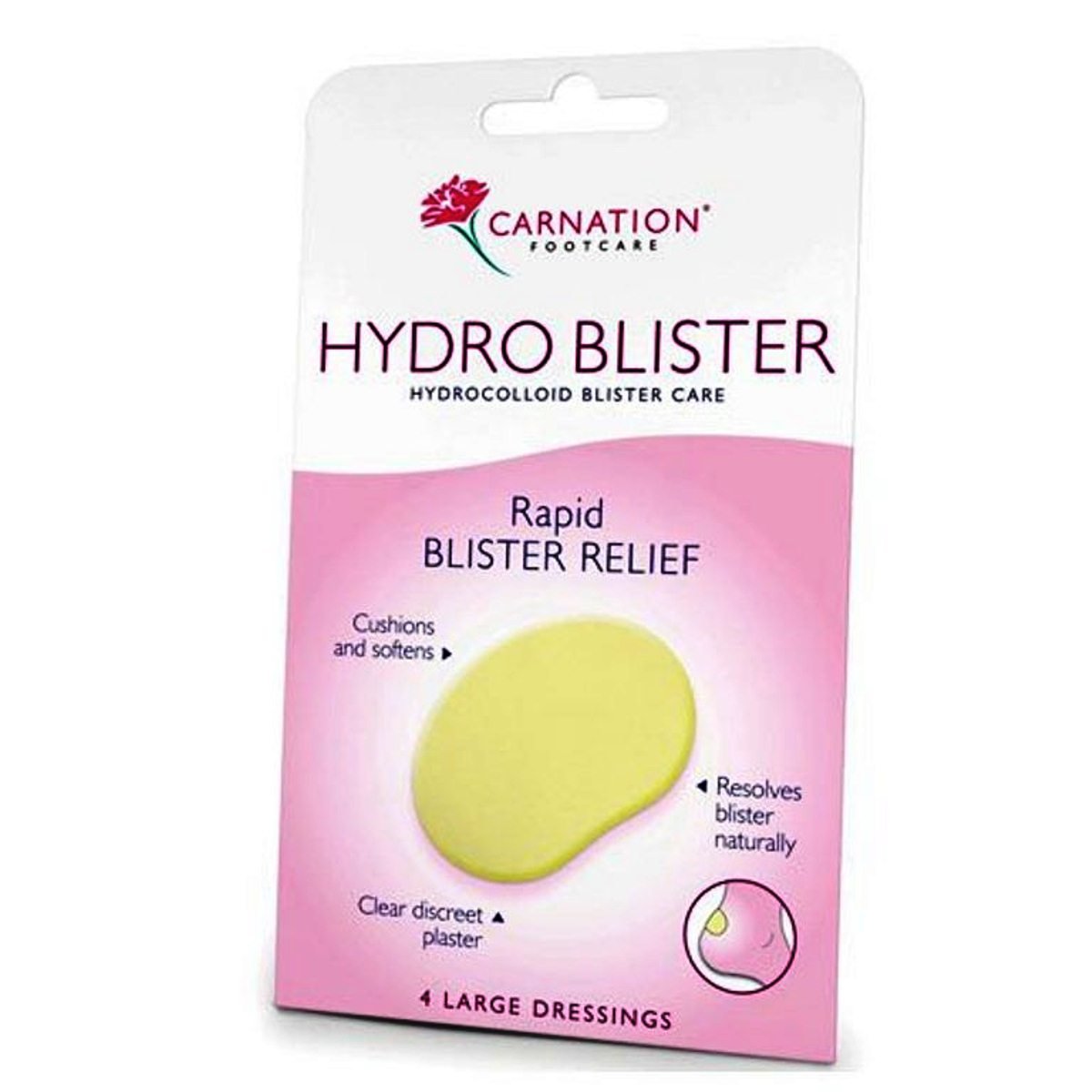 Carnation Hydrocolloid Blister Care 4 Dressings
