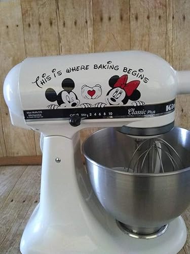 Amazon Com Mickey And Minnie Mouse Peeker Decal This Is Where