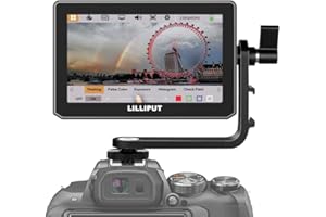 Keenous Lilliput T5 5 Inch Touch Screen IPS Full HD 1920x1200 4K HDMI 60Hz On-Camera Video Field Monitor for BMPCC DSLR Camera (T5 5 Inch HDMI)