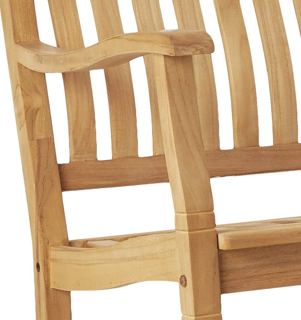 Cambridge Casual Indonesian Arie, Rocking Chair, Single Item/Natural Teak: Garden & Outdoor