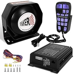Emergency Police Siren 200W Multi-Tones PA System