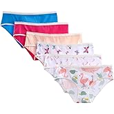 Tenderny Teen Little Girls' Soft Cotton Underwear Toddler Undies Kids Panties,Breathable Panties Baby Soft Comfort Briefs