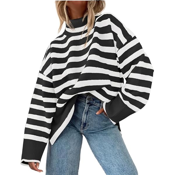 トップス doublet STRIPE OVERSIZED PULLOVER 23AW EDIKTED Stripe