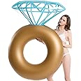 Jasonwell Inflatable Diamond Ring Pool Float - Engagement Ring Bachelorette Party Float Stagette Decorations Swimming Tube Fl