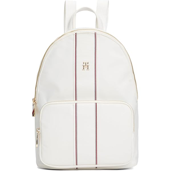 Amazon.com | Tommy Hilfiger Ruby II Flap Backpack-Pebble PVC