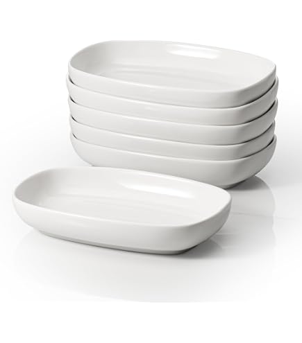 Amazon.com | Finland Arabia Koko White Oval Plate/Dish 18x26 cm