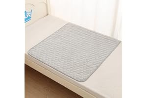 BlueSnail Washable Underpads,Waterproof,Soft, Portable and Reusable Incontinence Pads for Toddler,Adults,Elderly and Pets (34"x36" Pack of 2)(Dark Gray)