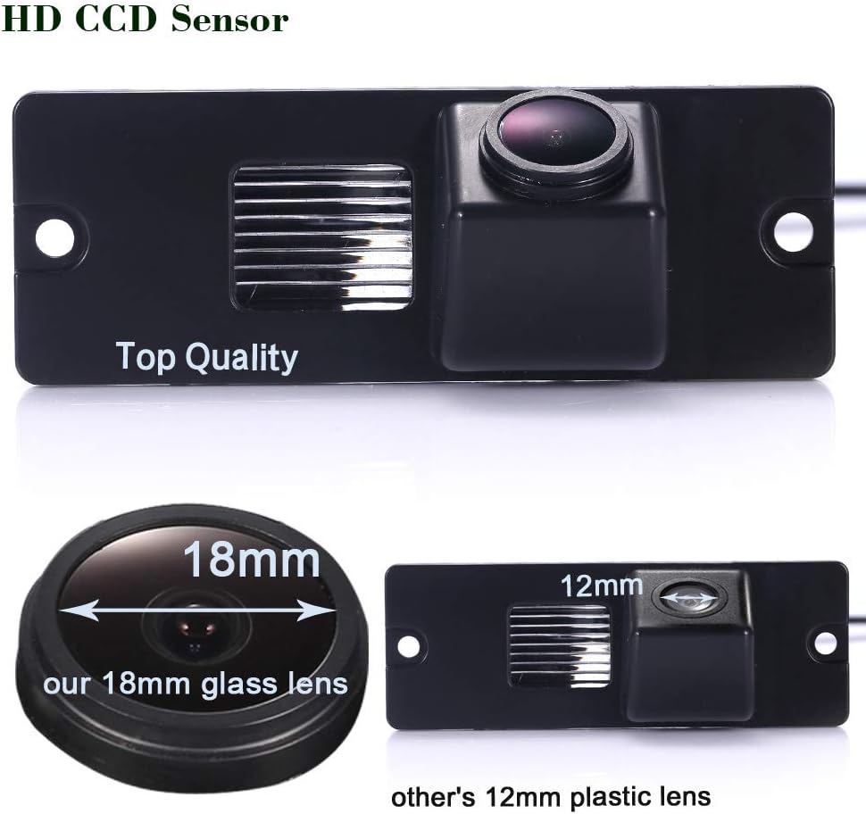 Navinio Super Starlight pro Definition HD Color CCD Waterproof Vehicle Car Rear View Backup Camera, 170° Viewing Angle Reversing Camera for Mitsubishi Pajero V3 V6 V8 V93 V97 V5 L200 Zinger