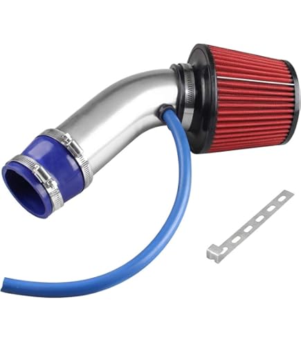 HPS Shortram Cool Air Intake Kit 03-06 Honda Accord 2.4L W/o MAF Blue Short Ram - Foto 4